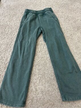 GAP Dark Green Kids Fleece Jogger Pants